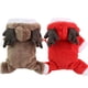 thumbnail image 2 of Fiesta de Navidad Ropa para mascotas Invierno Cálido Con capucha Coral Terciopelo Disfraces casuales gruesos con sombrero Pequeño Mediano XS 2 piezas Eigraketly PT000574-01, 2 of 7