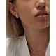 thumbnail image 5 of Pearl Hoop Earrings For Women Small Pearl Hoop Earrings Hypoallergenic Drop Earrings, 925 Silver Lightweight Open Large Circle Round Pearl Earrings Je, 5 of 5