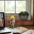thumbnail image 2 of Cute Tree Man Succulent Planter Craft Stationery Desk Anime Character Miniature Pen Holder PVC Material Ideal For Lovers, 2 of 5