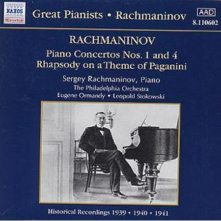 RACHMANINOV: PIANO CONCERTOS NOS. 1 & 4