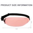 thumbnail image 2 of Riñonera para hombres y mujeres, riñonera cruzada impermeable a la moda, riñonera para llevar todos los teléfonos, carteras, monedero para correr, senderismo, deporte, gimnasio, entrenamiento, viajes, 2 of 6