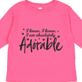 thumbnail image 4 of Inktastic I Know I Know I Am Absolutely Adorable Boys or Girls Long Sleeve Toddler T-Shirt, 4 of 5