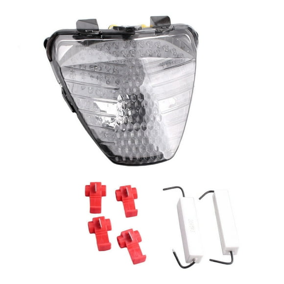 LED Taillight Integrated Turn Signal Lamp Bulb Smoke for Honda CBR250R 2011 2012