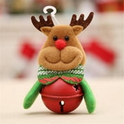 Christmas Doll Pendant Decoration Santa Snowman Elk Deer Bear New Year Xmas Toys