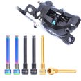 thumbnail image 2 of RISK TC4 Titanium Alloy Disc Brake Bolts for XTR/XT Brake Calipers - Lightweight, Durable, M4 Thread, 30mm Length, Black/Golden/Colorful Options, 2pcs Set, 2 of 6