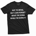 thumbnail image 3 of Men'S Funny Saying T-Shirt Grandpa Papa Dad Birthday Gift Shirt | Not To Brag Shirt (Small Navy Blue), 3 of 5