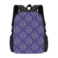 thumbnail image 3 of Balery Lavender Flowers Backpack for Men and Women - Durable 600D Oxford Cloth -Large Capacity, Water-Resistant School, Travel, and Hiking Bag, 3 of 9