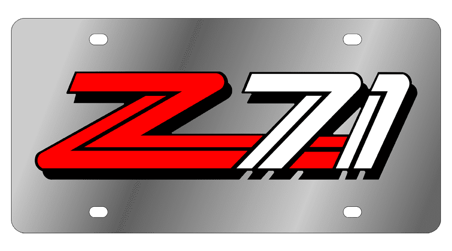 chevrolet-z71-off-road-white-logo-stainless-steel-license-plate