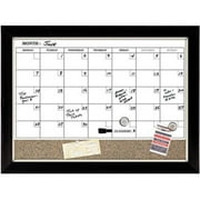 Quartet Boards 79232 17 x 23 in. Combination Board Calendar, Oak Frame