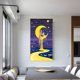 thumbnail image 4 of Cuadros Decorativos 5D Kit Rhinestone DIY Girl on Moon Full Round Drill Diamond Painting Craft Ndcxsfigh Nuevos Originales, 4 of 9
