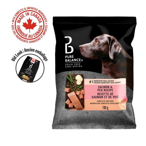 Pure Balance Grain Free Salmon & Pea Recipe Dry Dog Food 100g