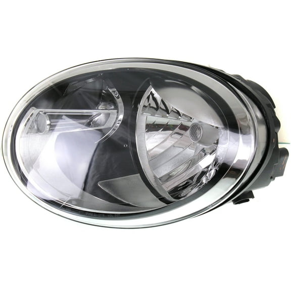 Headlight Compatible With 2012-2019 Volkswagen Beetle Left Driver Halogen With bulb(s)