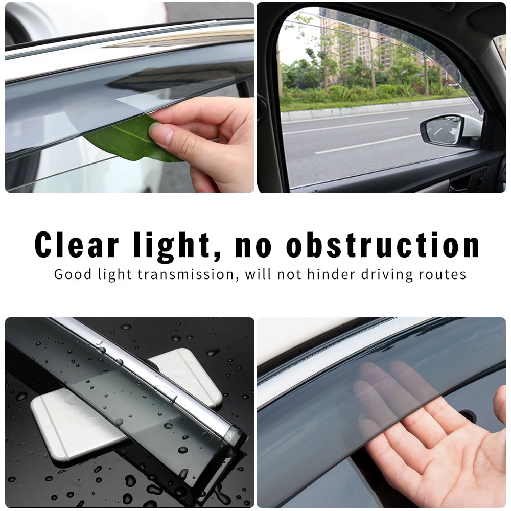Leadwolf Car Styling Smoke Window Sun Rain Visor Deflector Guard For Honda CR-V 2017-2021 Accessories 4PC