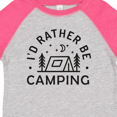 thumbnail image 4 of Inktastic I'd Rather Be Camping Boys or Girls Toddler T-Shirt, 4 of 5