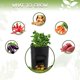 thumbnail image 4 of Paquete de 3 bolsas de cultivo de patatas negras de 10 galones con ventana con solapa - Bolsas de jardín portátiles para cultivar verduras y frutas - Nuestras bolsas de cultivo, 4 of 5