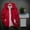 Red, variant on jjayotai Men's Thin Casual Hoodie Jacket Men Casual Long Sleeve Pocket Hooded Reflective Coat Loose Solid Zipper Medium And Long Tops Hooded Sweatshirts Blouse