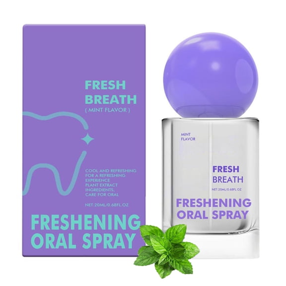 Fresh Mouth Spray,Probiotic Oral Spray, Cool Breath Probiotic Spray, Portable Oral Probiotic Breath Spray, Alcohol-Free Oral Spray with Probiotics for Breath Care(20ml/0.68fl.oz)