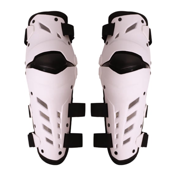 yotijar Motorcycle Knee Pads Adjustable Knee Wrap Racing Protective Gear Knee Guards White