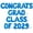 Blue, variant on Letter Balloons - CONGRATS GRAD CLASS OF 2029 16" Inch Alphabet Letters Foil Mylar Balloon Graduation Party Banner (Black)