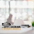 thumbnail image 3 of Handmadetneonsign Psychologist Metal Nameplate, Psychologist Desk Nameplate, Doctor Desk Name Plate Decor, 3 of 5