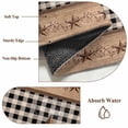thumbnail image 6 of Vintage Texas Star Brown Entryway Rug 2'x3'&nbsp; Non Slip Front Door Mats, Black Plaid Berry Farmhouse Entrance Rugs Indoor Outdoor Carpet, Washable Floor Mats Small Area Rug for Bedroom Kitchen, 6 of 8
