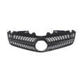 thumbnail image 3 of For Mercedes-Benz R230 SL-Class 2009-2012 SL500 SL550 SL600 Front Grille Grill Black/Silver Upper Bumper Hood Mesh, 3 of 7