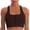 Brown, variant on Bigersell Women Sports Bra Women's Sport Yoga Bra Beautiful Back Sport Underwear Wearing Fitness Yoga Clothes Female Padded Bralettes for Women Plus Polyester Bralette Bra Style 1501, White S
