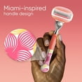 thumbnail image 3 of Venus Miami Sunset Comfortglide, 1 Women's Razor, 2 Refills, 3 of 8
