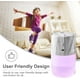 thumbnail image 5 of Mini humidificador de aire blanco, humidificador ultrasónico de 300 ml, anillo de humo de medusas, humidificador recargable por USB para coche, viajes, dormitorio JM, 5 of 5
