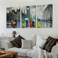 thumbnail image 2 of Gray Poster Canvas Oil Painting Painting Background Colorful Umbrellas Canvas Painting Posters And Prints Wall Art Pictures for Living Room Bedroom Decor, 2 of 4
