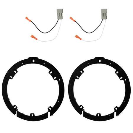 Metra - Speaker Mount Kit for Select 2006-2020 Honda Vehicles - Black