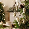 thumbnail image 6 of Christmas Pinecone Ornaments, 8 Pack Painted Plastic Hanging Pendants, Boxed Tree Decor, for Holiday Party, Xmas Tree Decor, 6 of 6