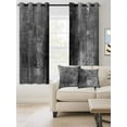 thumbnail image 2 of Grey Oil Painting Blackout Curtains 84 Inches Long for Bedroom, Modern Abstract Graffiti Street Art Thermal Insulated Room Darkening Black Out Window Curtain Panels Grommet Drapes for Living Room, 2 of 8