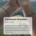thumbnail image 3 of Forever Bracelet Set Forever Bracelet Making Couple Friendship Bracelet DIY Lock Bracelet Valentine's Day Jewelry Gift, 3 of 4