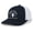 Navy/White, variant on Support American Farmers Eat Beef Cattle Skull Farm to Table Mens Embroidered Mesh Back Trucker Hat, Navy/White