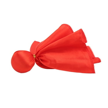 Referee Props Throwing Flag, Football Penalty Flag Falling Resistance Red Color  For Festive
