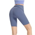 thumbnail image 2 of HomeGardon Shorts for Women 2024 Women's Workout Gym Shorts Booty Back Cross Strape V Cross Spandex Yoga Biker Shorts Scrunch Butt High Waisted Athletic Leggings Hip Lifting Fitness S-3XL, 2 of 4