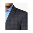 thumbnail image 3 of Ryan Seacrest Mens Plaid Modern-Fit Two Button Blazer Jacket, Grey, 42 Long, 3 of 4