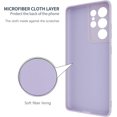 thumbnail image 5 of Galaxy S21 Ultra Case, (2 Pack) Screen Protector Film with Liquid Silicone Gel Rubber Soft Microfiber Cloth Lining Cushion Shockproof Cover Case for Galaxy S21 Ultra (5G) 6.8 inch Purple, 5 of 12