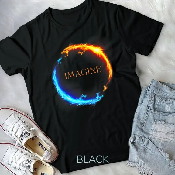 Imagine Dragon, Super Power, Fantasy, and Fight for Game Lover Unisex T-Shirt