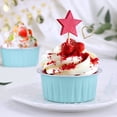thumbnail image 2 of 20 Pcs Boîte en Papier d'Aluminium avec Couvercle Réutilisable Jetable Ronde de Qualité Alimentaire Antiadhésive Compatible Four Contenant à Cupcakes Bol en Papier D\'aluminium Moule de Cuisson Fournitures de Cuisine, 2 of 7
