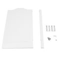 thumbnail image 6 of White Wood Partition Door, 180° Opening and Closing Swinging Door, Swinging Door for Shop Entrance Partition, 6 of 19