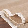 thumbnail image 5 of FOMIYES Floral Lace Table Placemat and Runner in Khaki for Elegant Dining and Buffet Settings, 5 of 6
