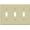 Ivory, variant on Enerlites Triple Light Switch Wall Plate, Gloss Finish, Standard Size 3-Gang 4.50" x 6.38" Toggle Switch Cover, 8813-W, White