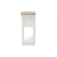 thumbnail image 6 of Baxton Studio Dauphine Provincial Style Weathered Oak and White Wash Distressed Finish Wood Nightstand, 6 of 8