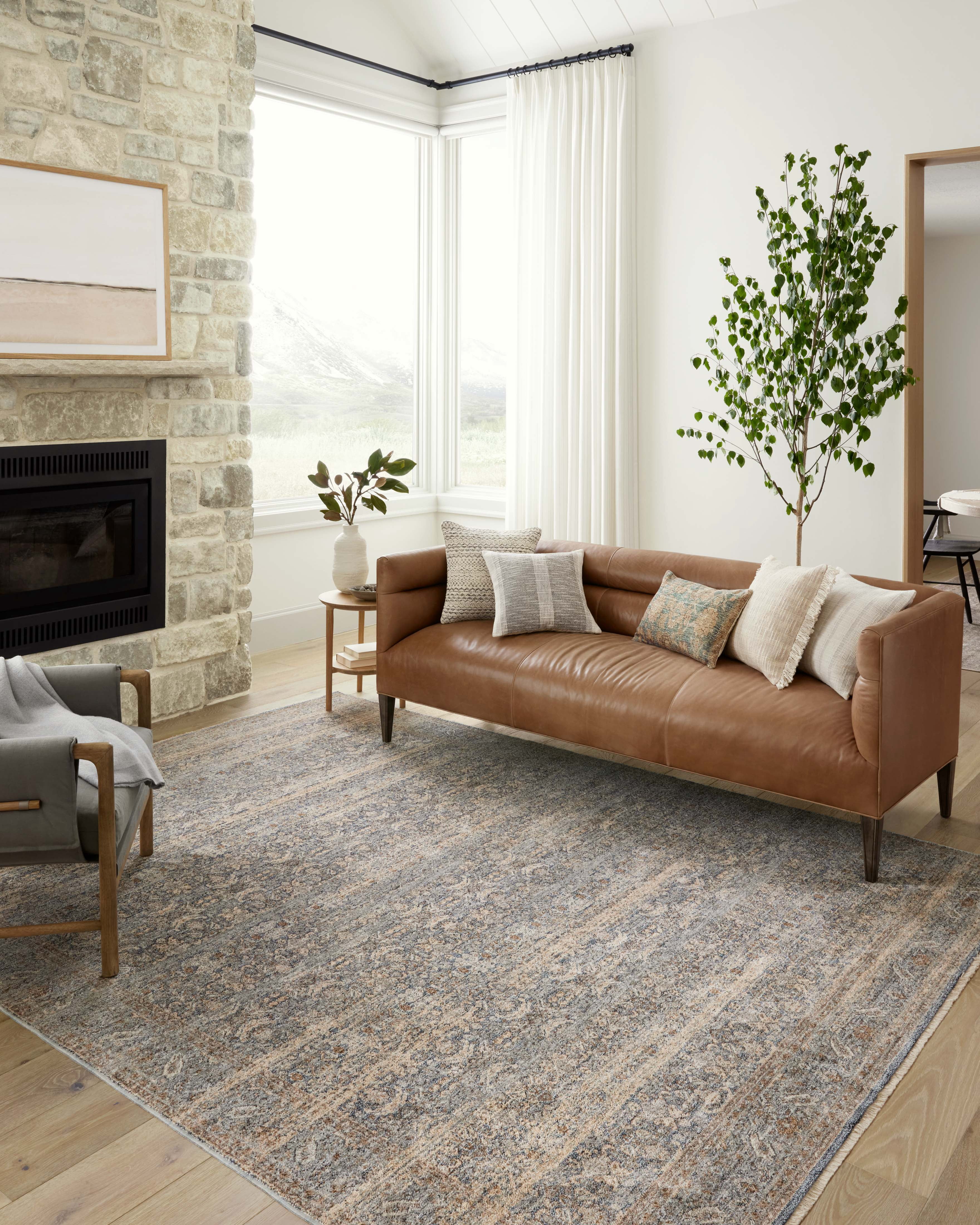 Angela Rose x Loloi Blake Ocean / Mocha 11'-6" x 15'-7" Area Rug