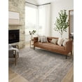 thumbnail image 2 of Angela Rose x Loloi Blake Ocean / Mocha 18" x 18" Sample Rug, 2 of 11