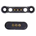 thumbnail image 4 of 3 Pairs Spring Loaded Magnetic Pogo Pin Connector, 3 Positions Magnets, Pitch 2.3mm, 3P Through Holes, 4 of 5