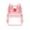 Pink, variant on UALSRZL Clear Backpack, Heavy Duty PVC Transparent School Bag with Reinforced Strap, Large Capacity Bookbags for Boys Girls Stadium Approved, Purple