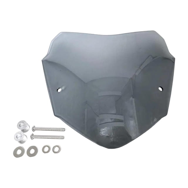 Parabrisas de motocicleta Deflector de viento de motocicleta Versátil Profesional Práctico gris